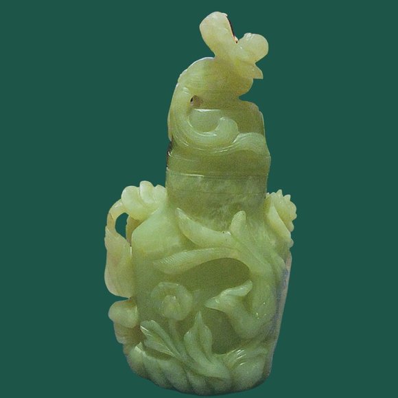 Antique Art Antique Jade Vase Statue Figure With Lid Poshmark